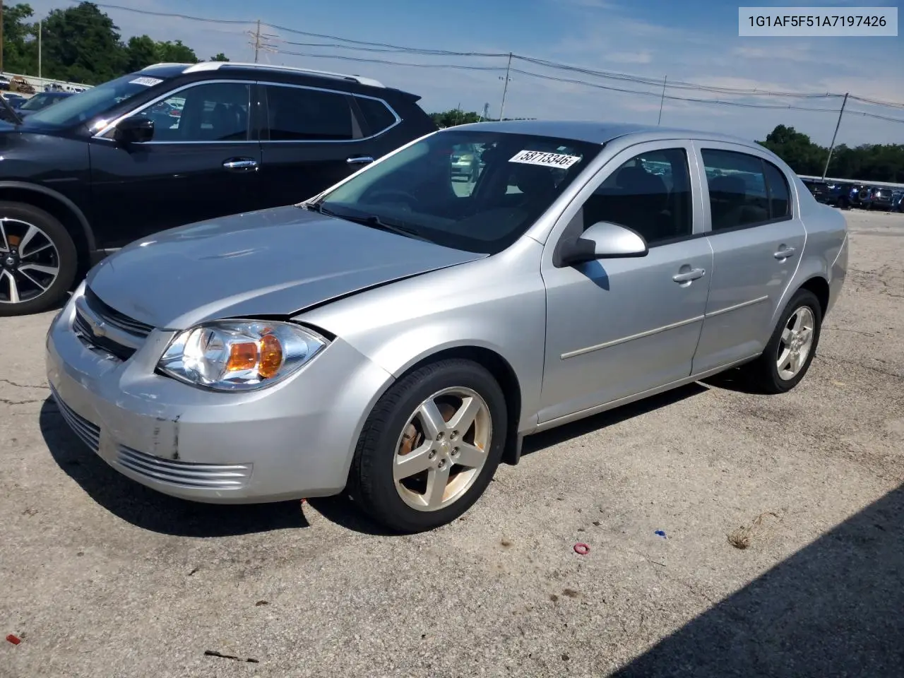 2010 Chevrolet Cobalt 2Lt VIN: 1G1AF5F51A7197426 Lot: 58713346