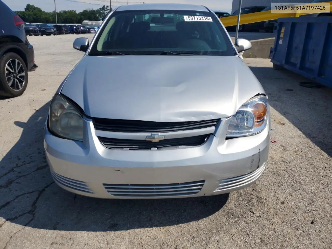 2010 Chevrolet Cobalt 2Lt VIN: 1G1AF5F51A7197426 Lot: 58713346
