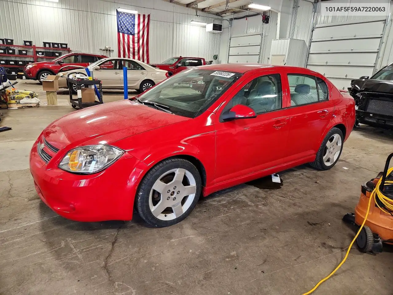 2010 Chevrolet Cobalt 2Lt VIN: 1G1AF5F59A7220063 Lot: 58992226