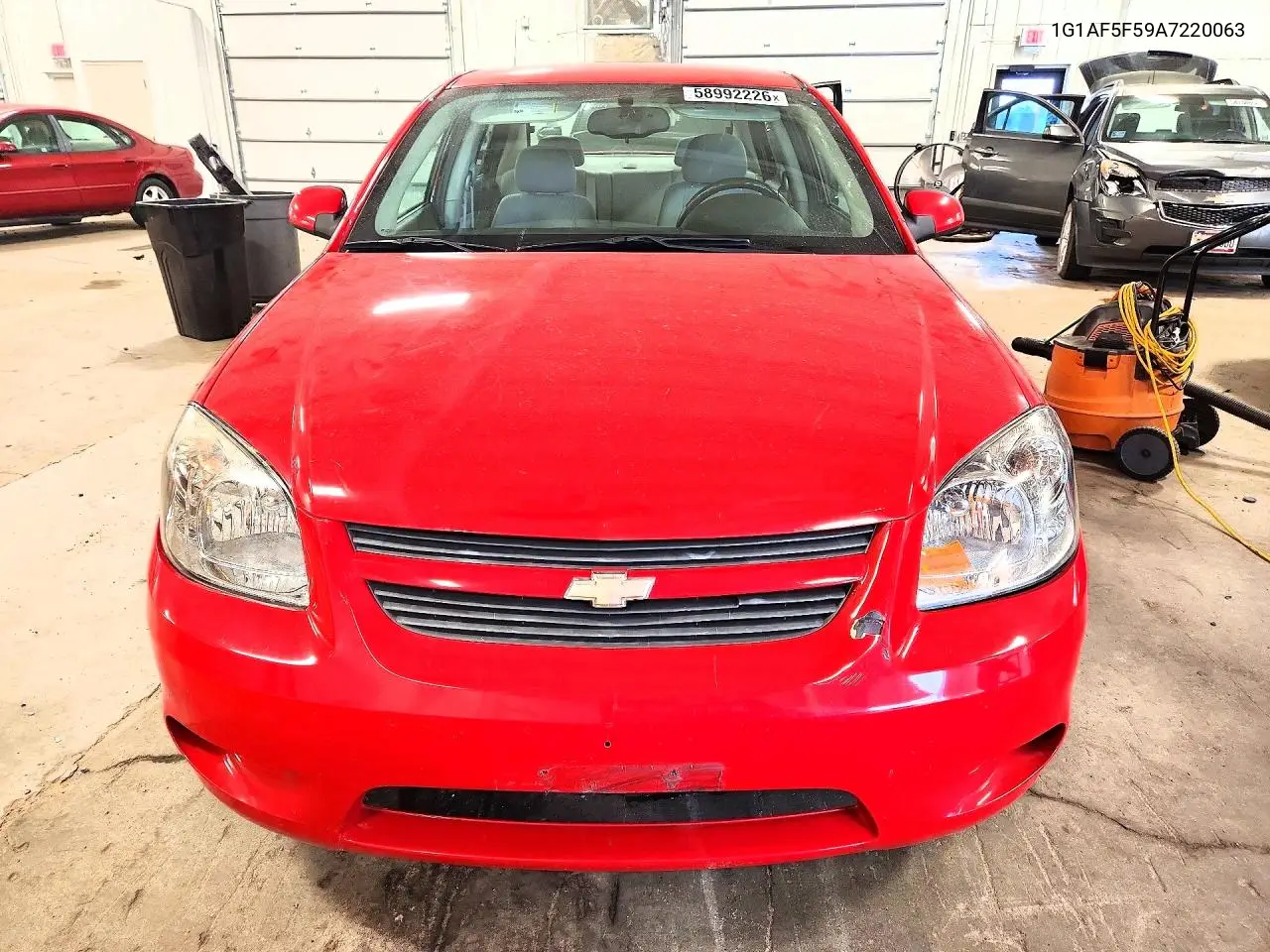 2010 Chevrolet Cobalt 2Lt VIN: 1G1AF5F59A7220063 Lot: 58992226