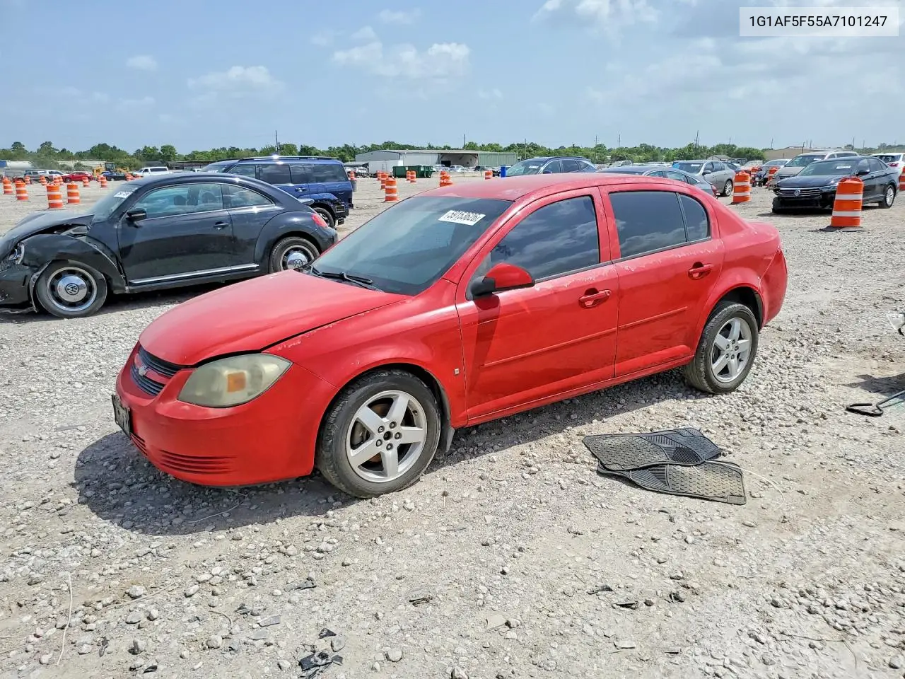 2010 Chevrolet Cobalt 2Lt VIN: 1G1AF5F55A7101247 Lot: 59153626