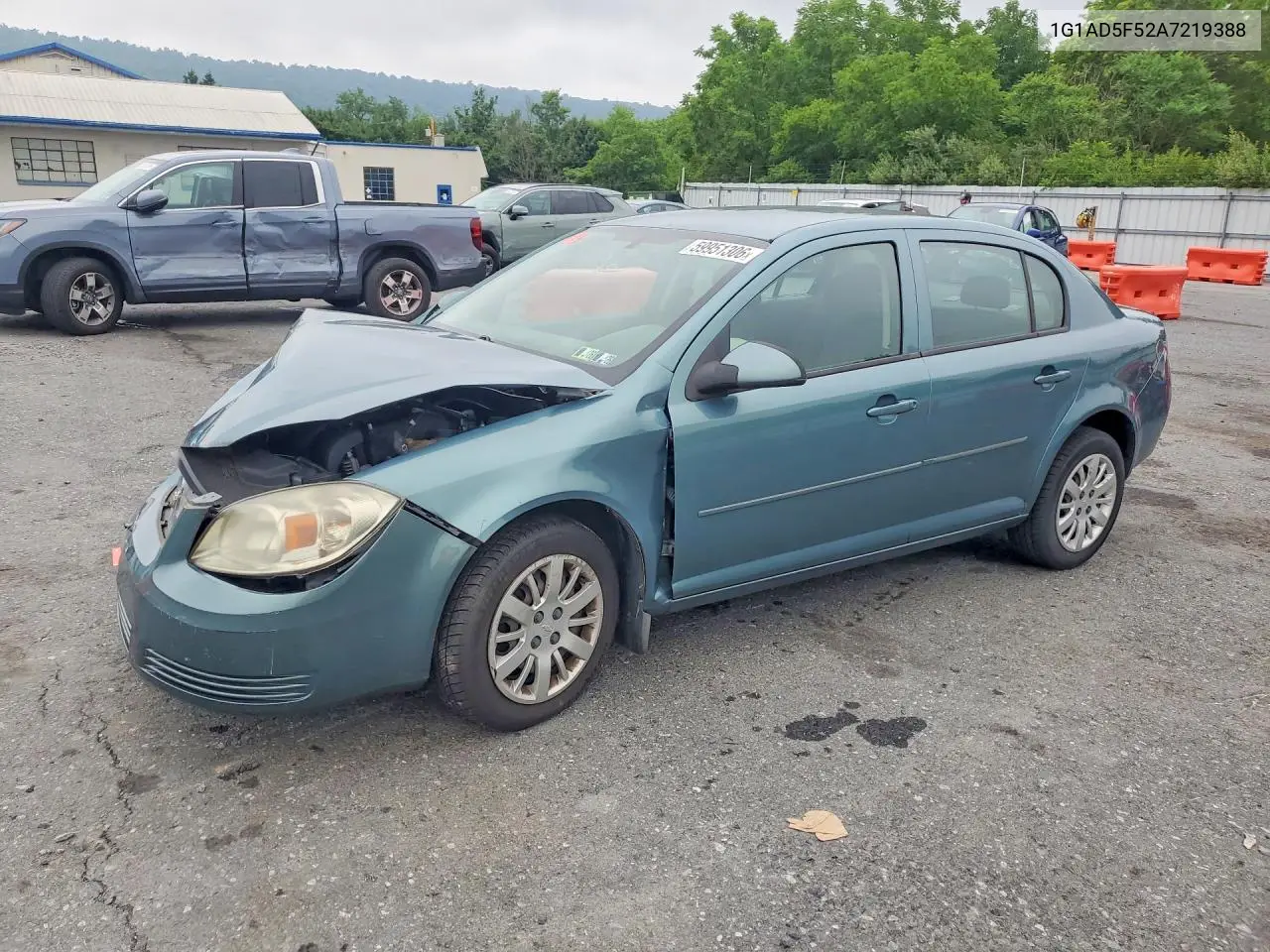 2010 Chevrolet Cobalt 1Lt VIN: 1G1AD5F52A7219388 Lot: 59951306