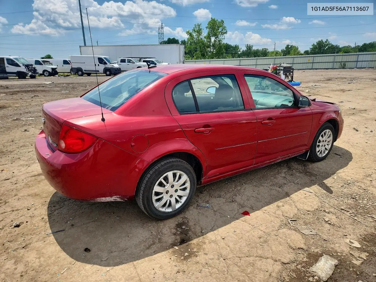 2010 Chevrolet Cobalt 1Lt VIN: 1G1AD5F56A7113607 Lot: 60312926
