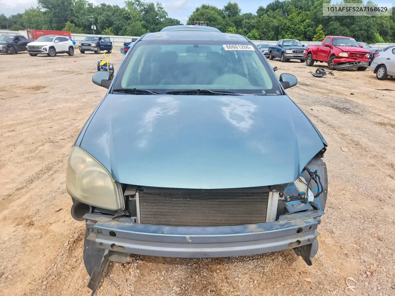 2010 Chevrolet Cobalt 2Lt VIN: 1G1AF5F52A7168629 Lot: 60601266