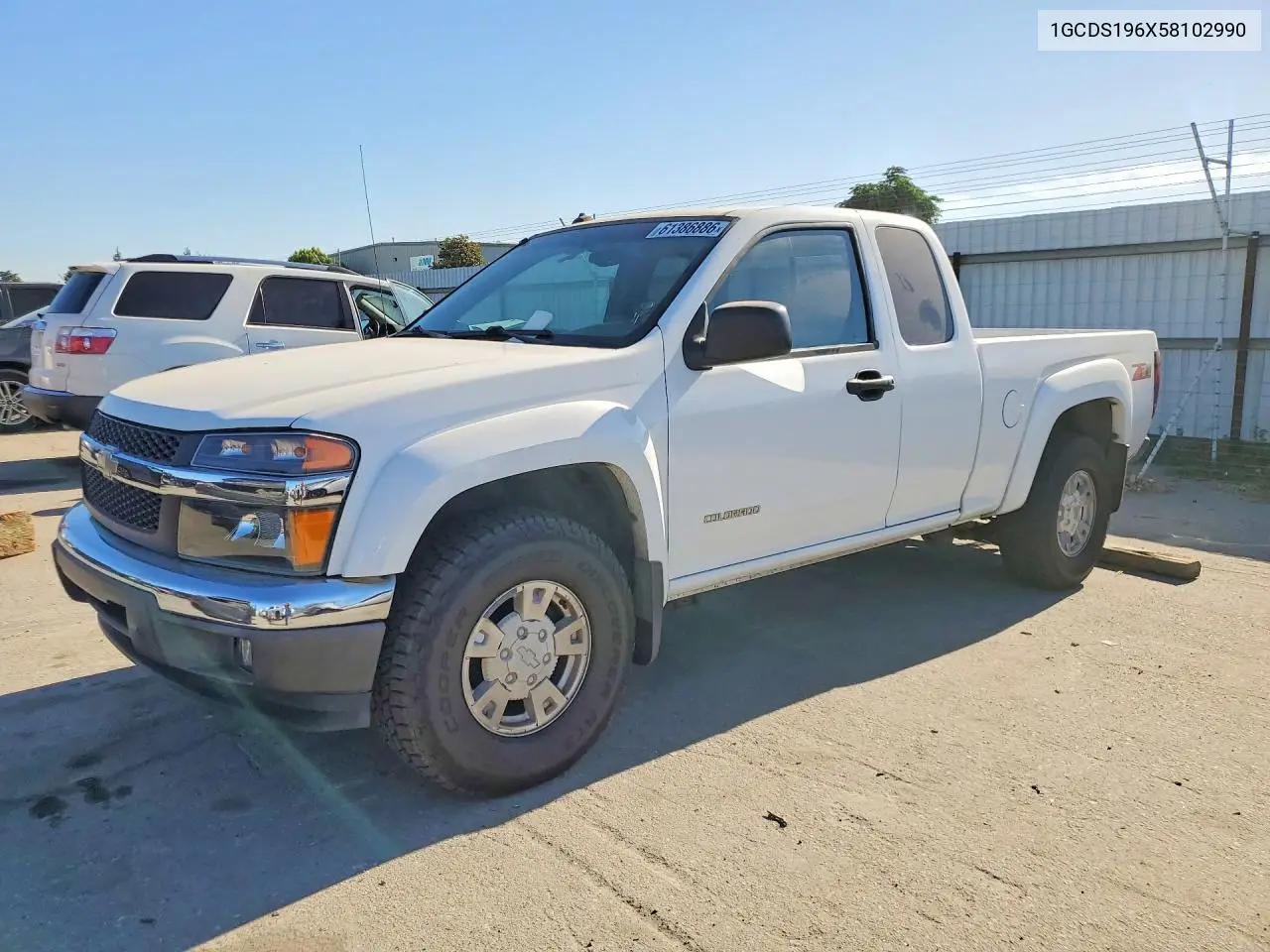 2005 Chevrolet Colorado VIN: 1GCDS196X58102990 Lot: 61386886