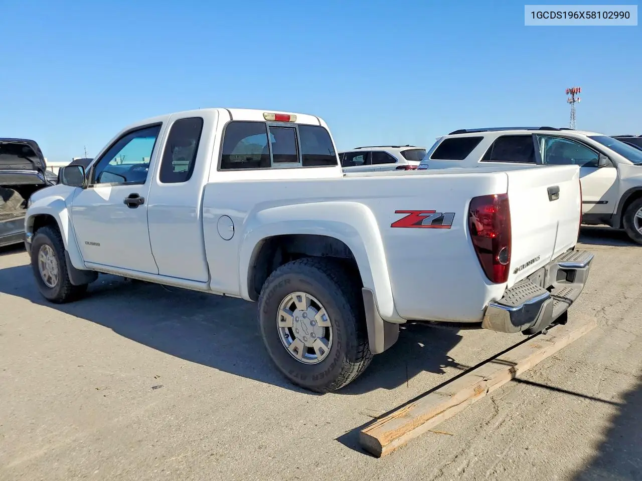 2005 Chevrolet Colorado VIN: 1GCDS196X58102990 Lot: 61386886