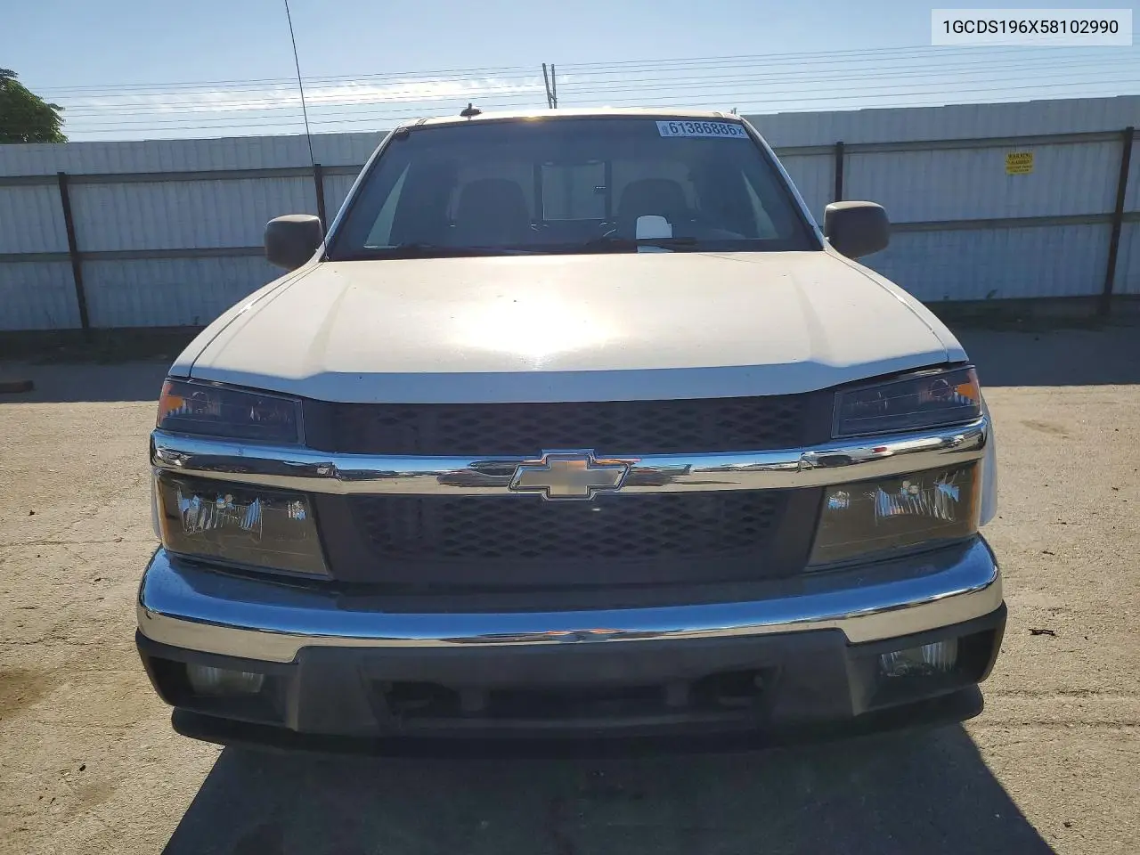 2005 Chevrolet Colorado VIN: 1GCDS196X58102990 Lot: 61386886
