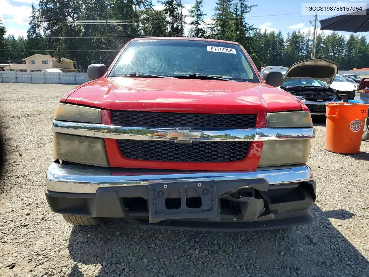 2005 Chevrolet Colorado VIN: 1GCCS198758157054 Lot: 61413906