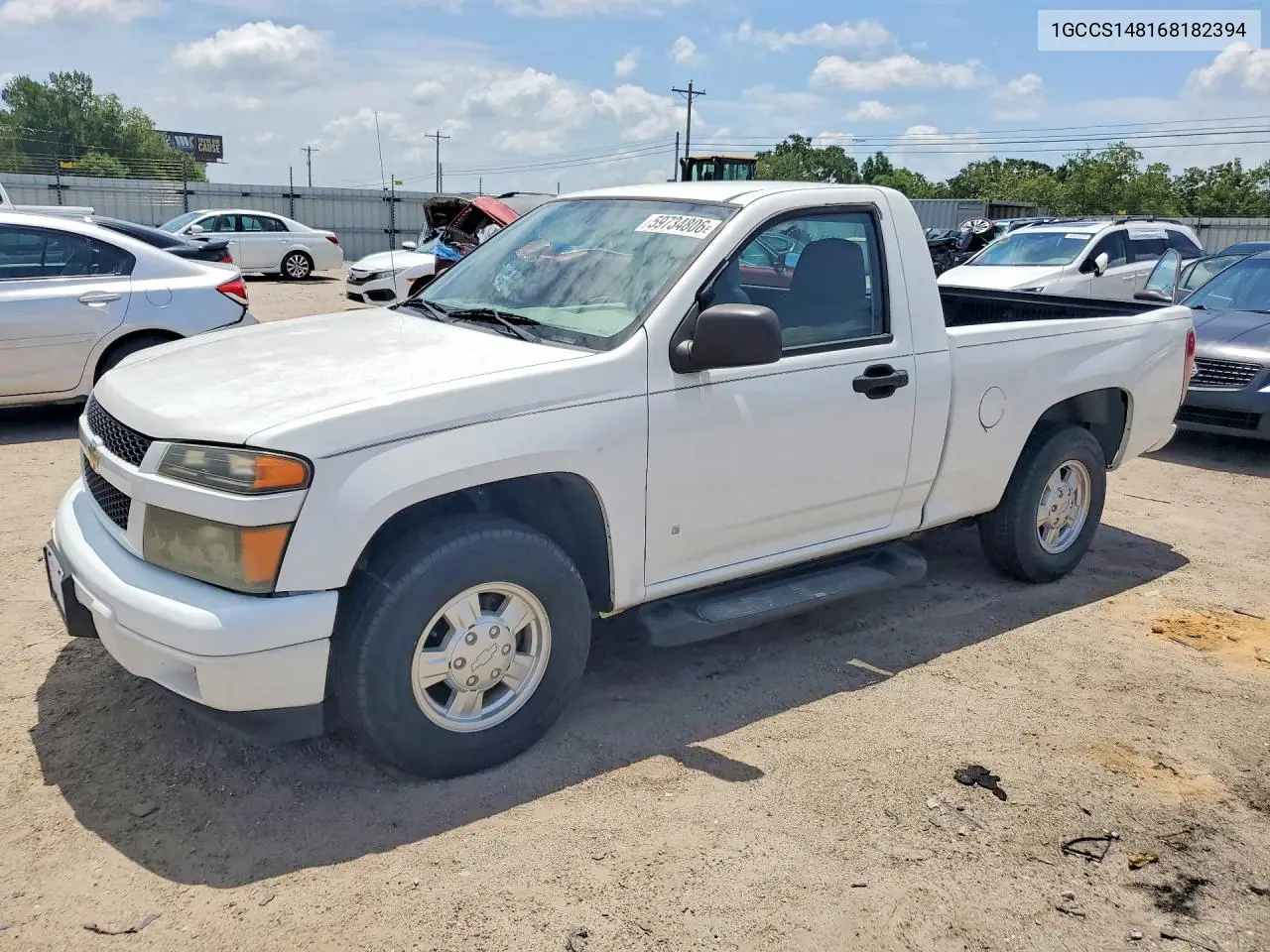 2006 Chevrolet Colorado VIN: 1GCCS148168182394 Lot: 59734806