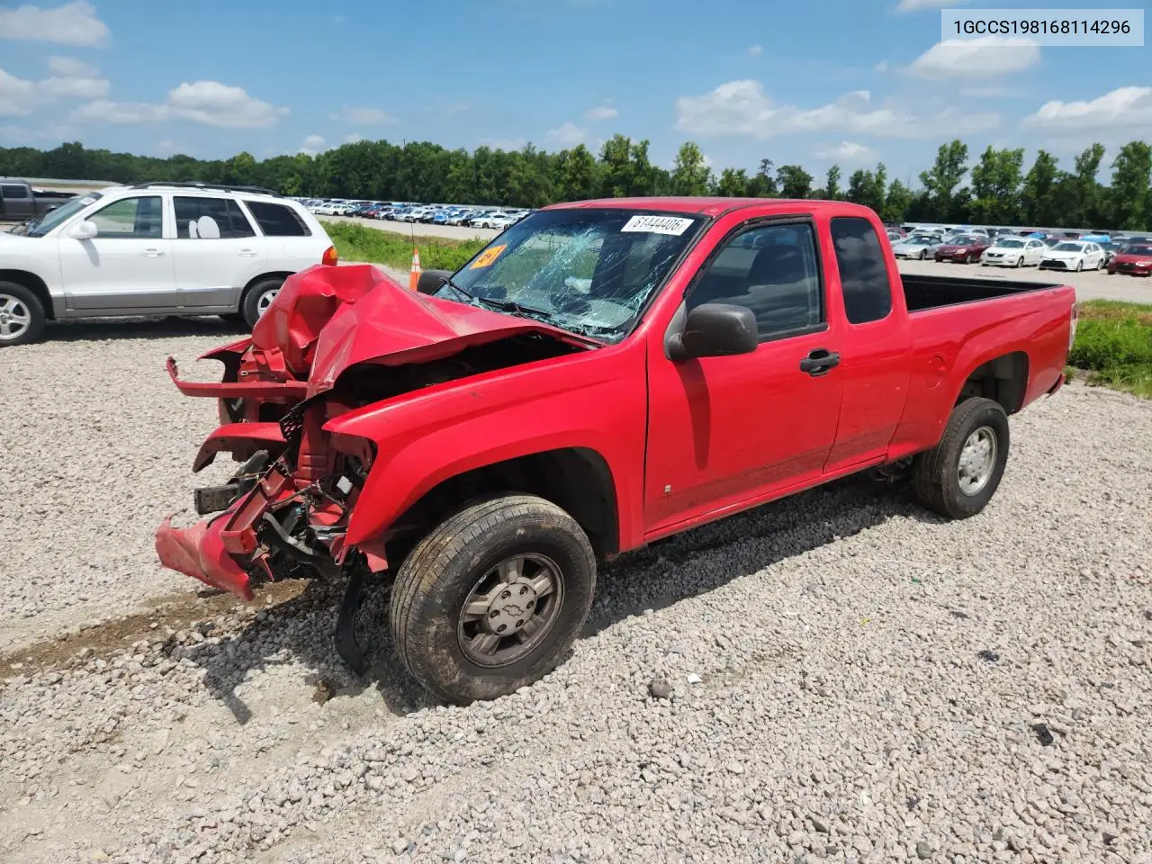 2006 Chevrolet Colorado VIN: 1GCCS198168114296 Lot: 61444406