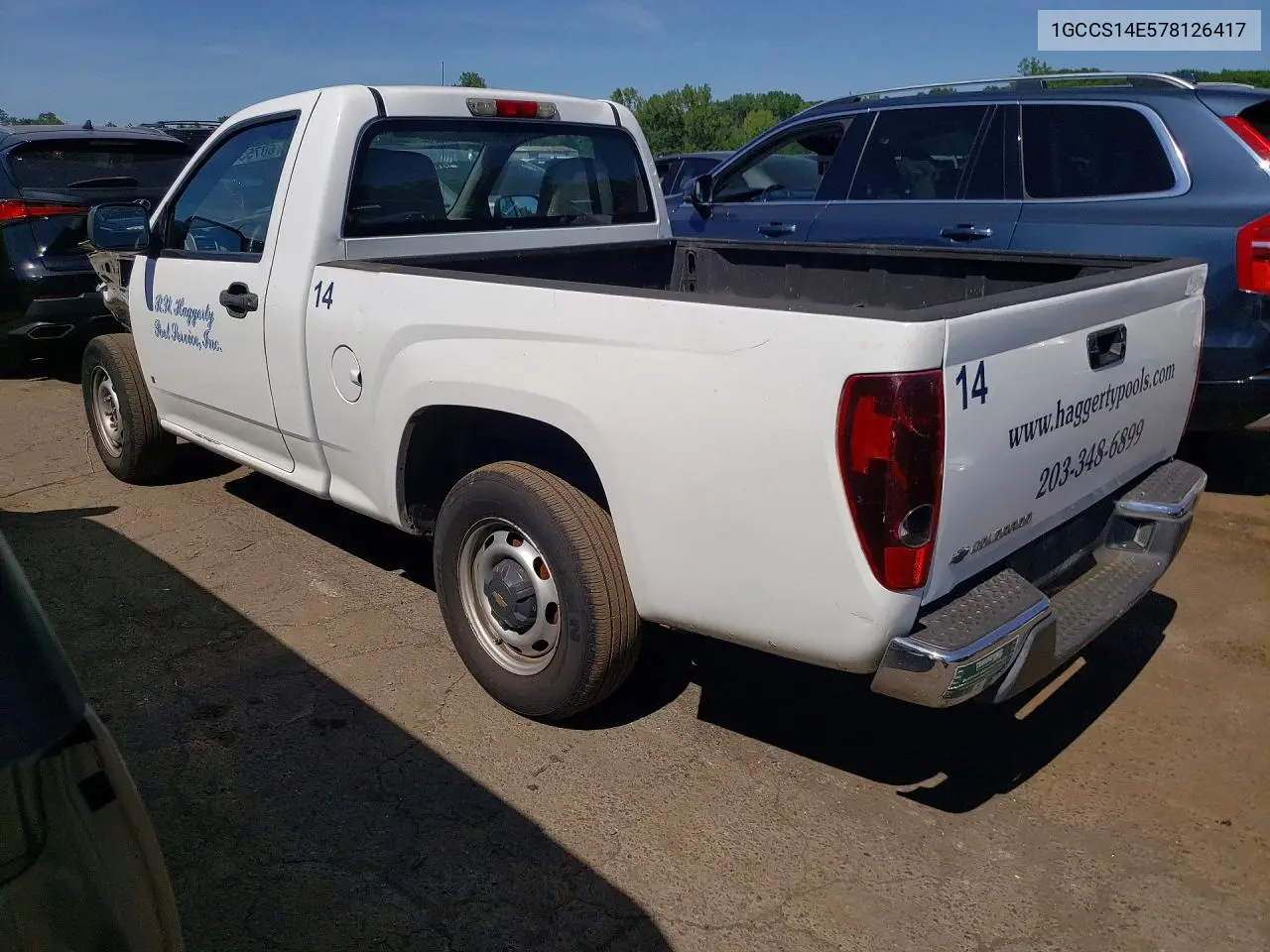 2007 Chevrolet Colorado VIN: 1GCCS14E578126417 Lot: 60753666