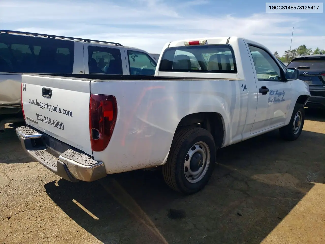 2007 Chevrolet Colorado VIN: 1GCCS14E578126417 Lot: 60753666