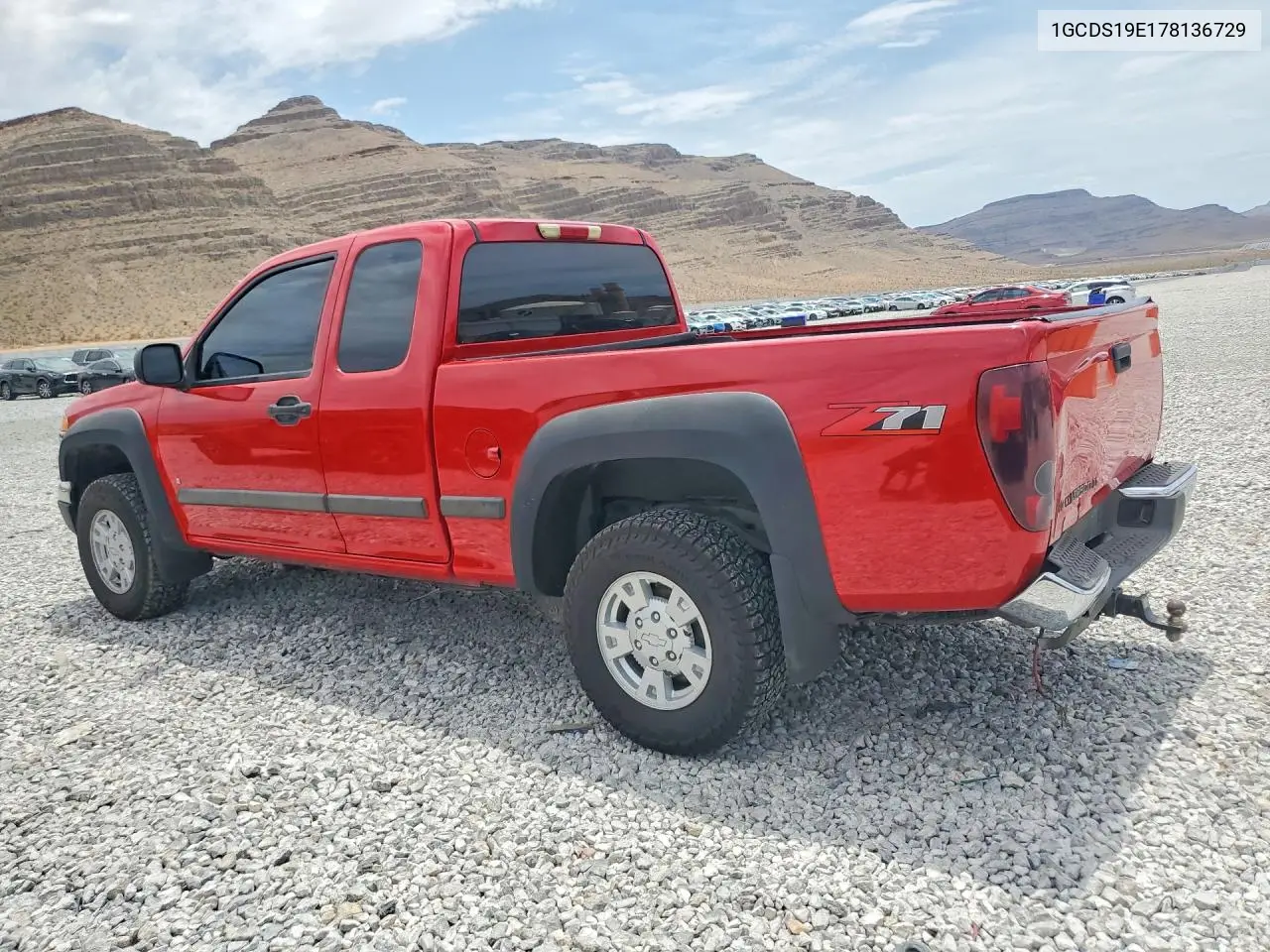 2007 Chevrolet Colorado VIN: 1GCDS19E178136729 Lot: 61919396