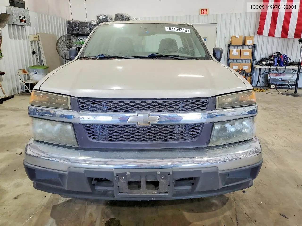 2007 Chevrolet Colorado Ls VIN: 1GCCS149978152084 Lot: 62154316