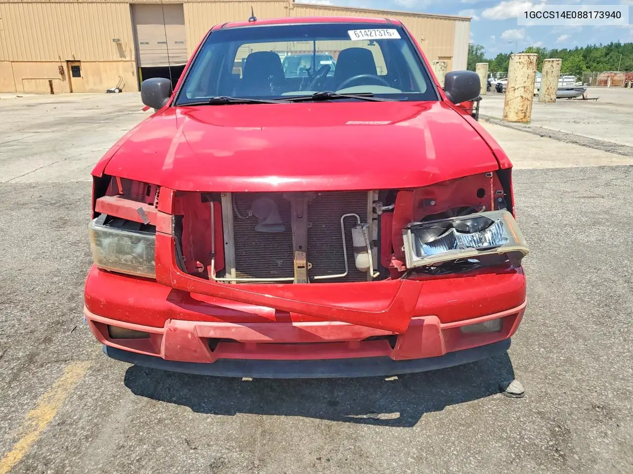 2008 Chevrolet Colorado VIN: 1GCCS14E088173940 Lot: 61427376