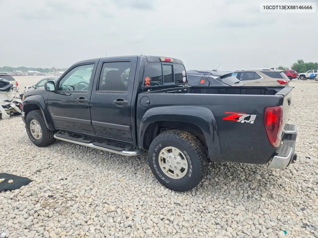 2008 Chevrolet Colorado VIN: 1GCDT13EX88146666 Lot: 61839156