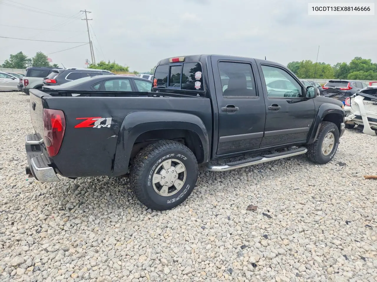 2008 Chevrolet Colorado VIN: 1GCDT13EX88146666 Lot: 61839156