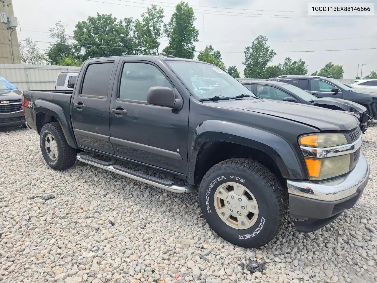 2008 Chevrolet Colorado VIN: 1GCDT13EX88146666 Lot: 61839156