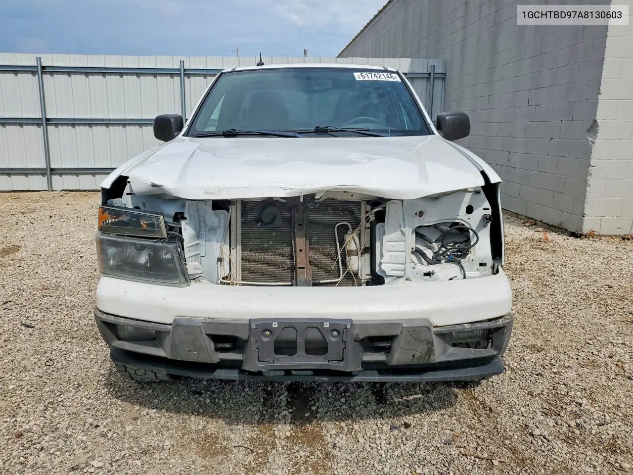 2010 Chevrolet Colorado VIN: 1GCHTBD97A8130603 Lot: 61742146