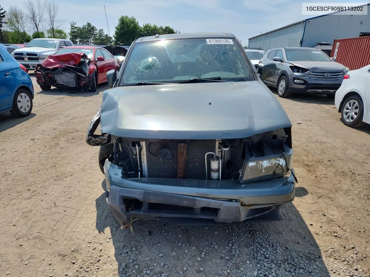 2011 Chevrolet Colorado Lt VIN: 1GCESCF90B8113202 Lot: 61360136