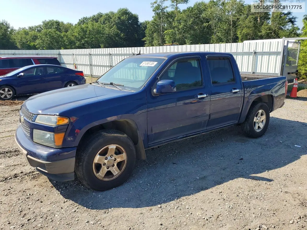2012 Chevrolet Colorado Lt VIN: 1GCDSCF95C8117775 Lot: 61496136