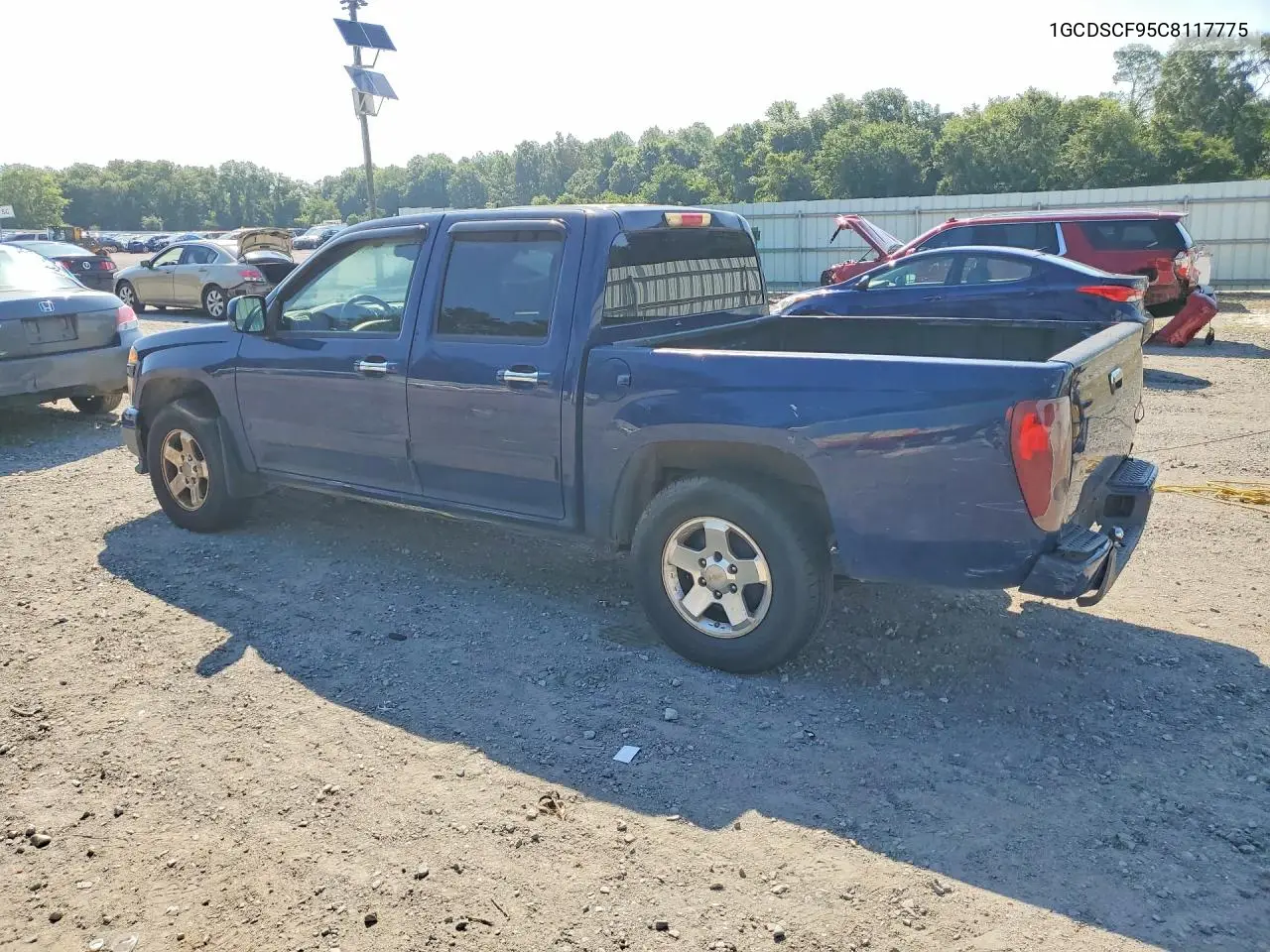 2012 Chevrolet Colorado Lt VIN: 1GCDSCF95C8117775 Lot: 61496136