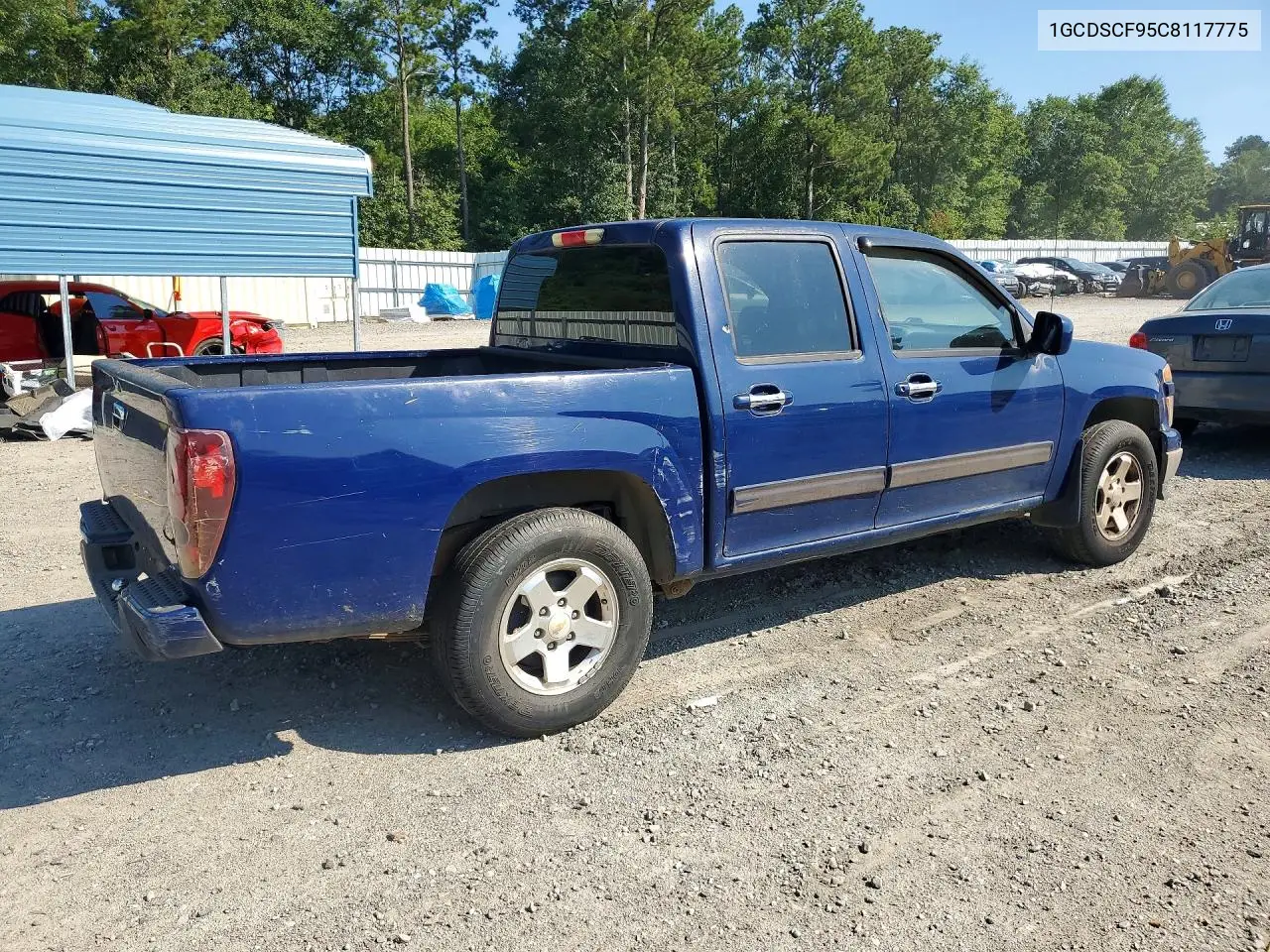2012 Chevrolet Colorado Lt VIN: 1GCDSCF95C8117775 Lot: 61496136