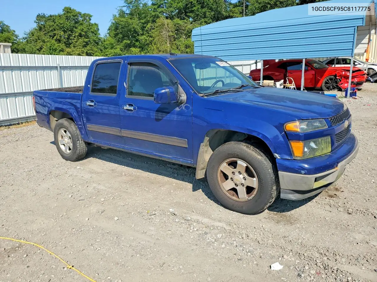 2012 Chevrolet Colorado Lt VIN: 1GCDSCF95C8117775 Lot: 61496136