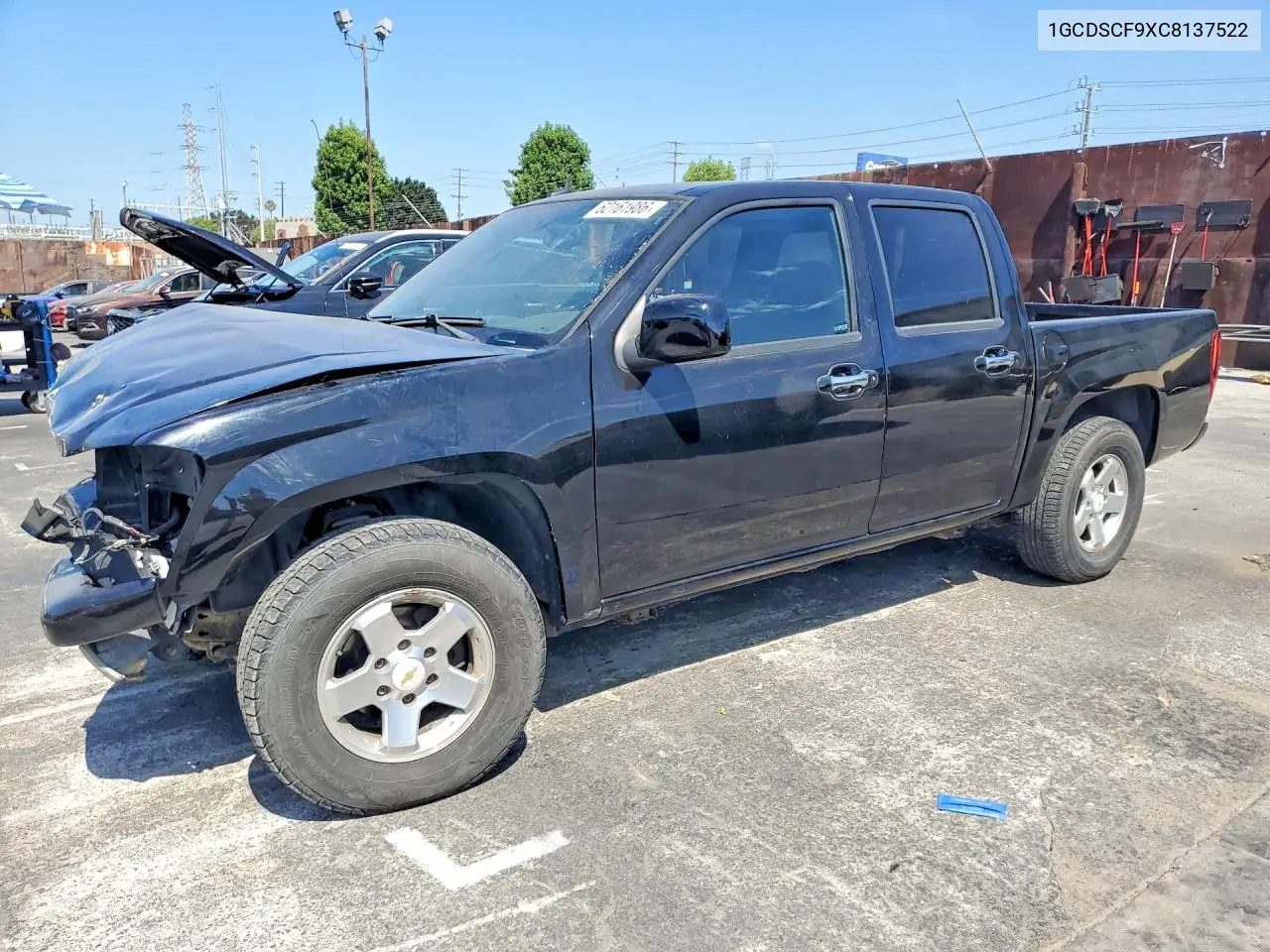 2012 Chevrolet Colorado Lt VIN: 1GCDSCF9XC8137522 Lot: 62161986