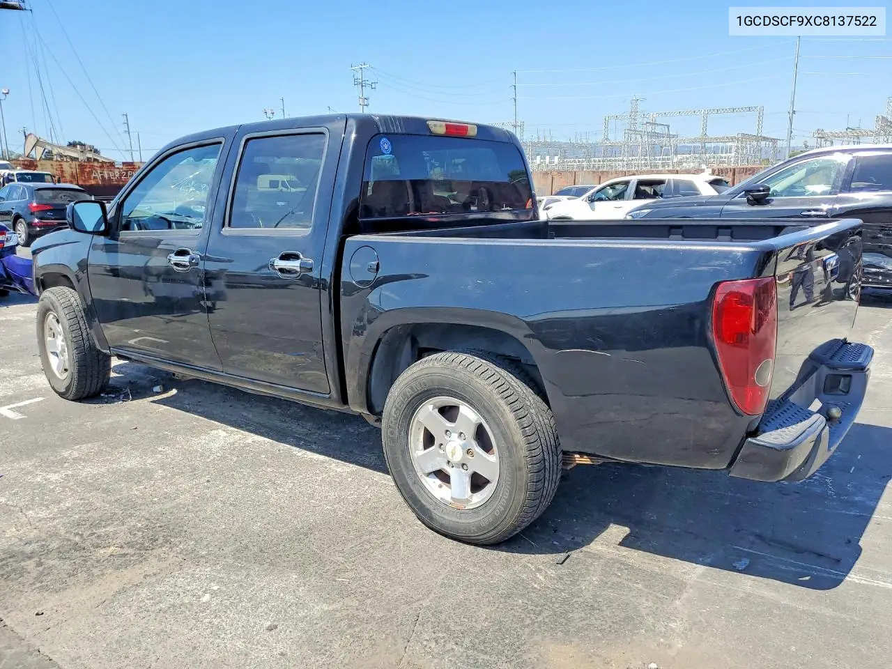 2012 Chevrolet Colorado Lt VIN: 1GCDSCF9XC8137522 Lot: 62161986