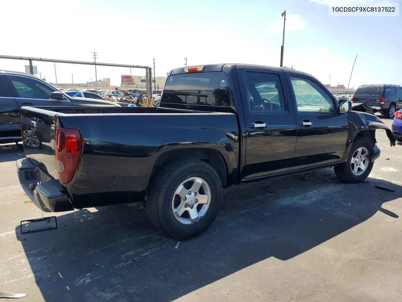 2012 Chevrolet Colorado Lt VIN: 1GCDSCF9XC8137522 Lot: 62161986
