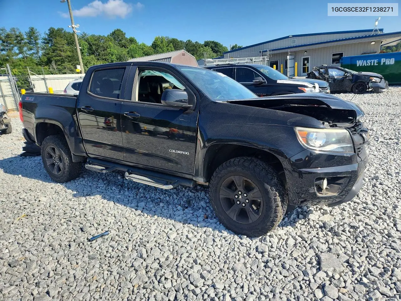 2015 Chevrolet Colorado Z71 VIN: 1GCGSCE32F1238271 Lot: 59147966