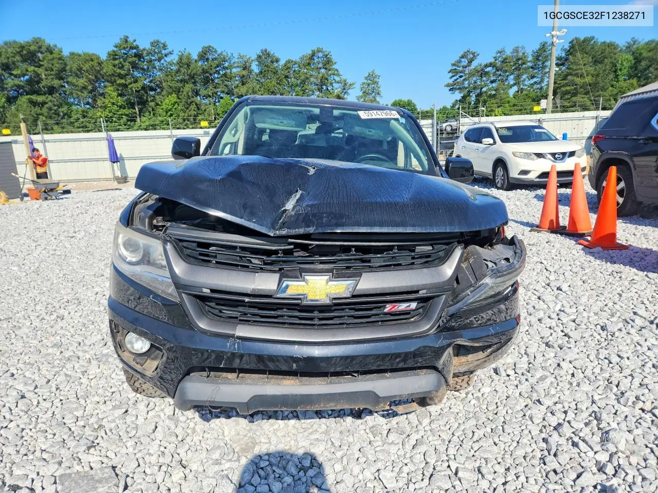 2015 Chevrolet Colorado Z71 VIN: 1GCGSCE32F1238271 Lot: 59147966