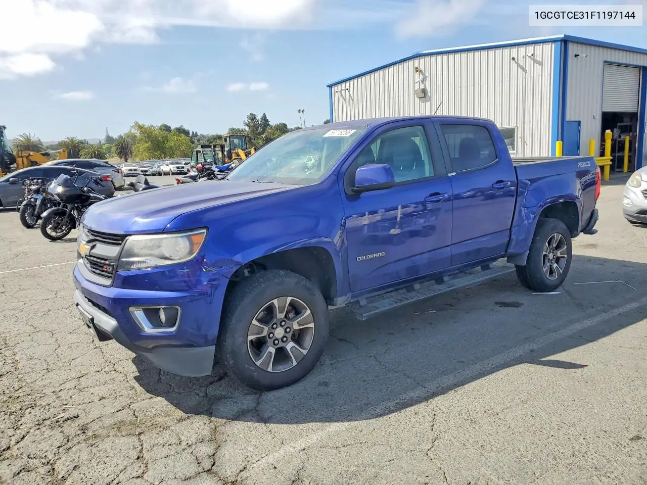 2015 Chevrolet Colorado Z71 VIN: 1GCGTCE31F1197144 Lot: 59718266