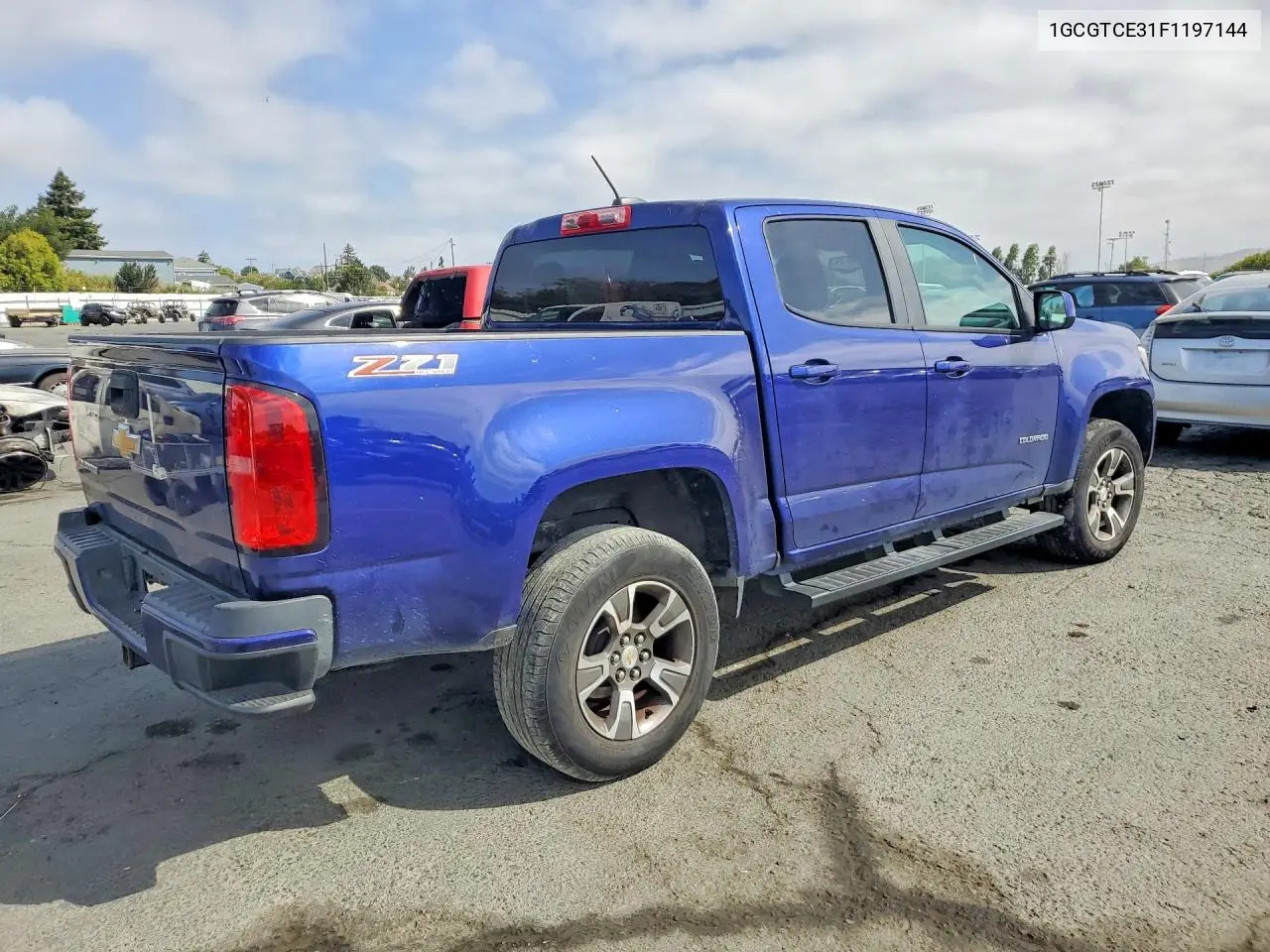 2015 Chevrolet Colorado Z71 VIN: 1GCGTCE31F1197144 Lot: 59718266