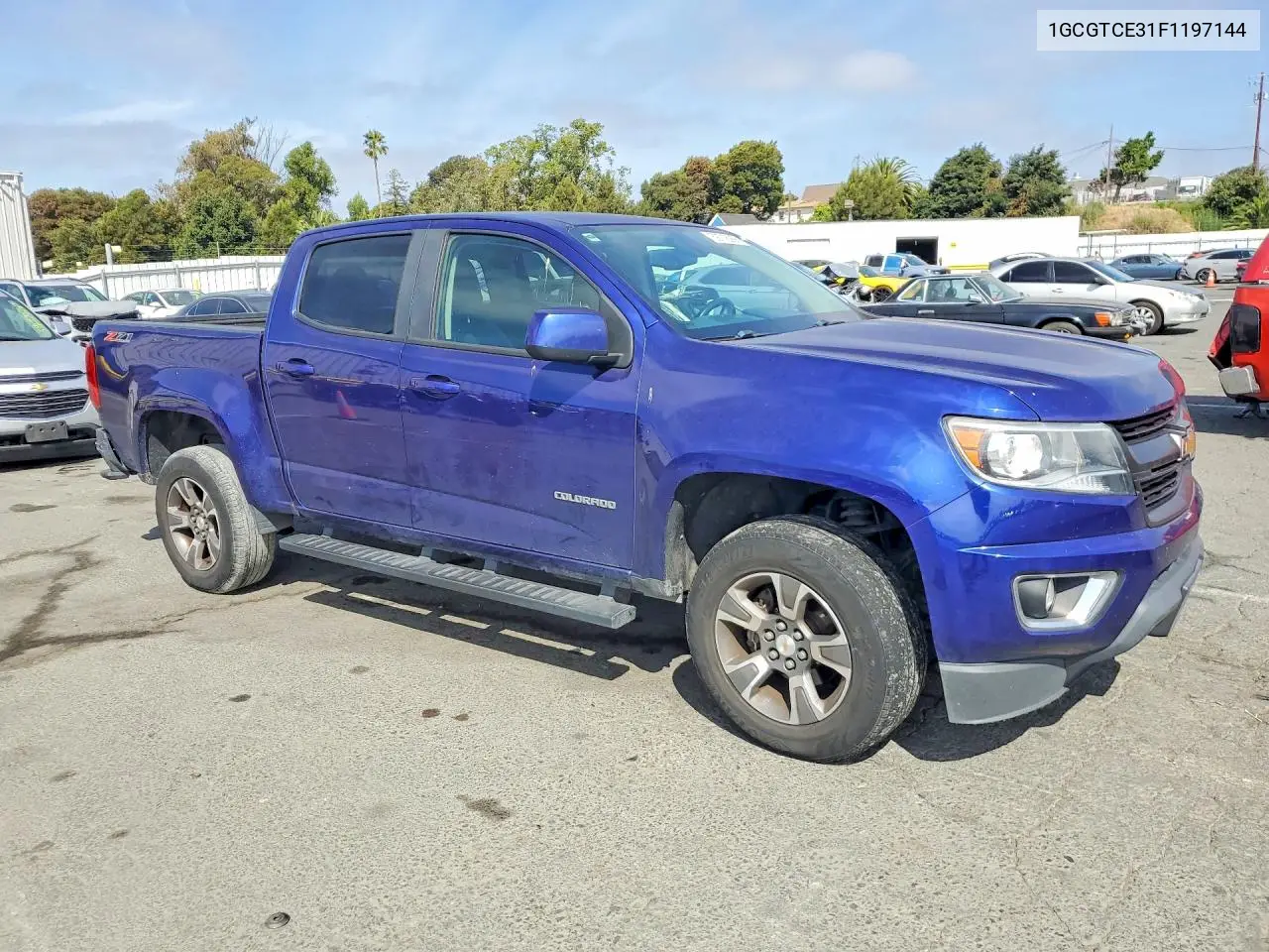 2015 Chevrolet Colorado Z71 VIN: 1GCGTCE31F1197144 Lot: 59718266