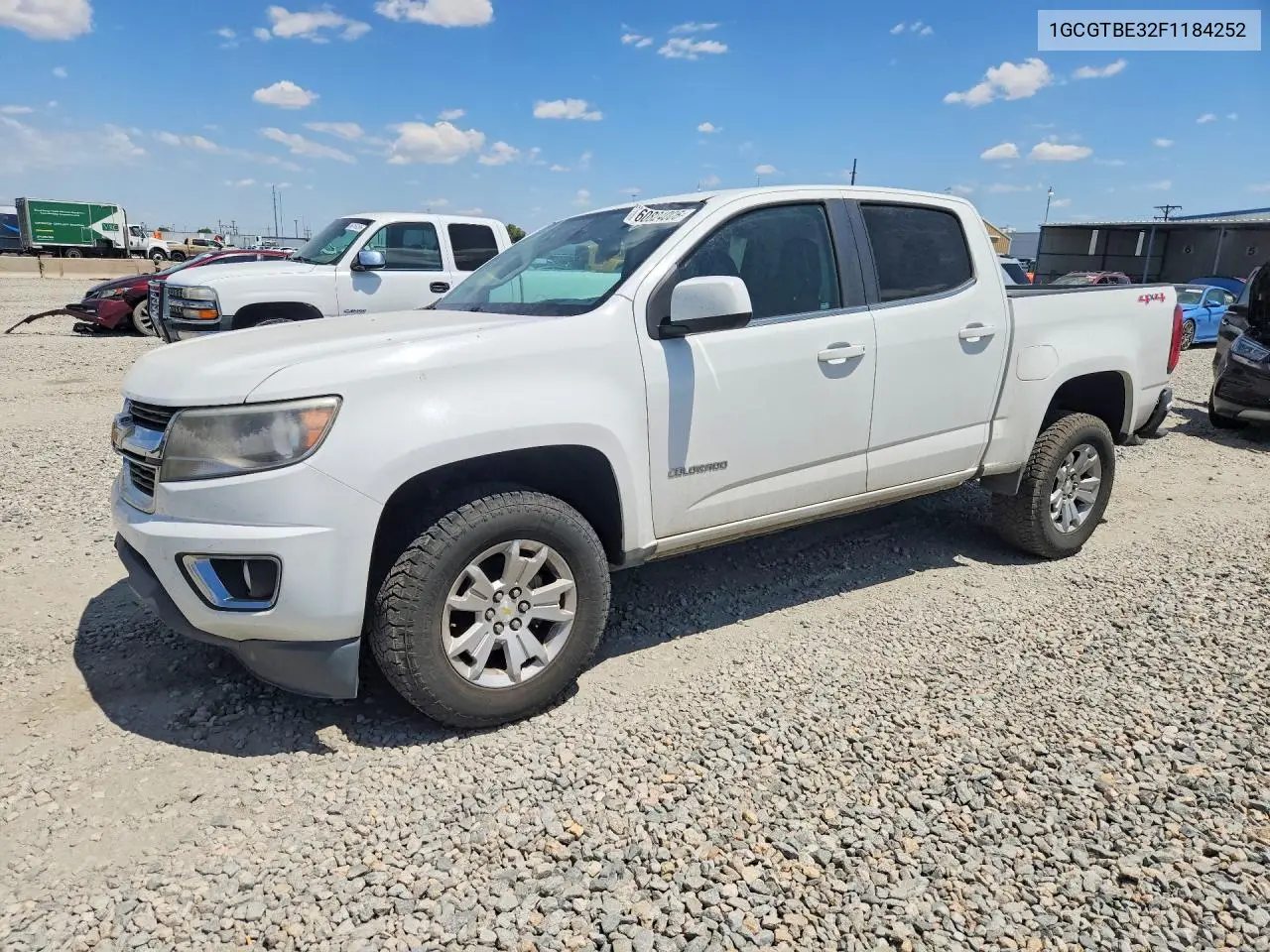 2015 Chevrolet Colorado Lt VIN: 1GCGTBE32F1184252 Lot: 60824006