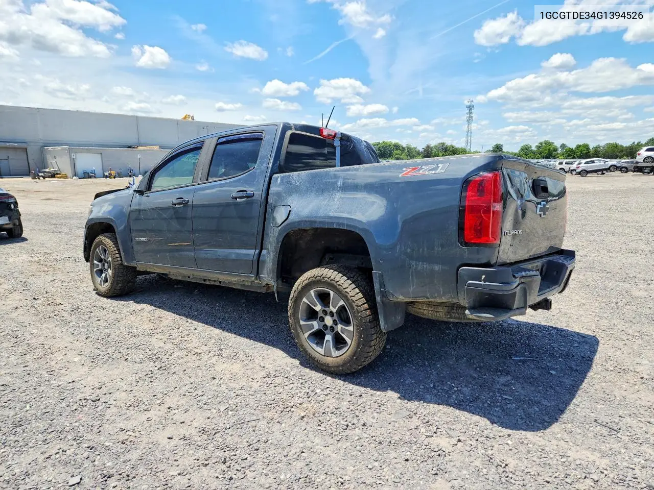 2016 Chevrolet Colorado Z71 VIN: 1GCGTDE34G1394526 Lot: 56701156