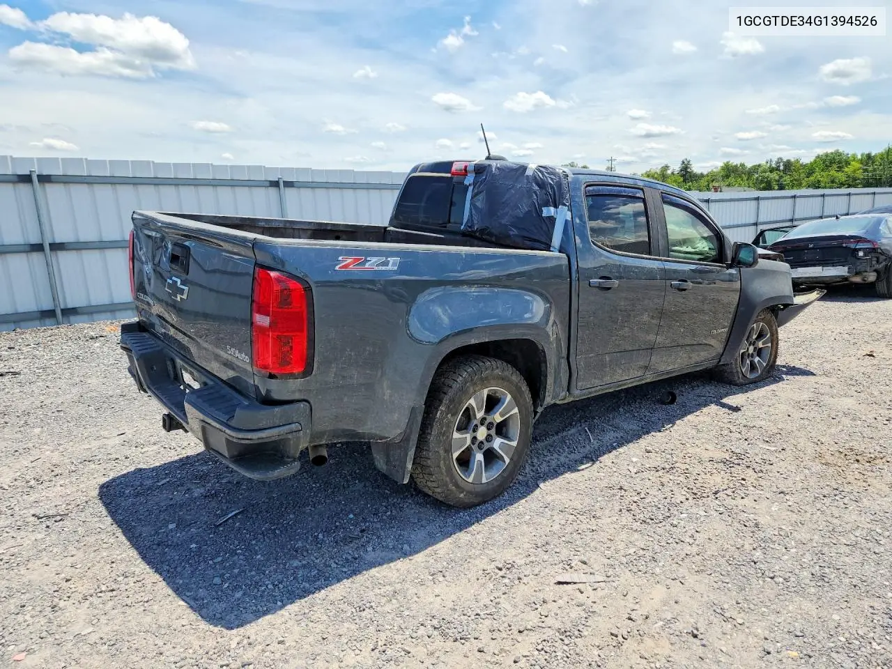 2016 Chevrolet Colorado Z71 VIN: 1GCGTDE34G1394526 Lot: 56701156