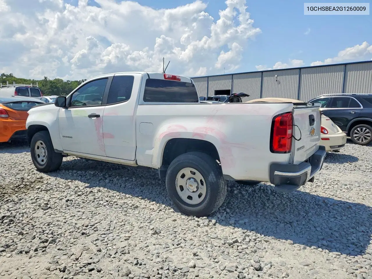 2016 Chevrolet Colorado VIN: 1GCHSBEA2G1260009 Lot: 57997136