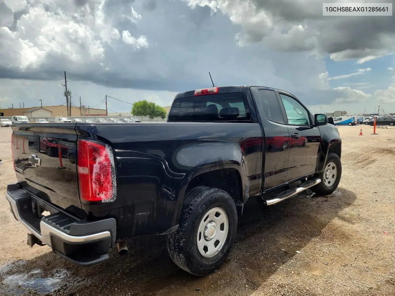 2016 Chevrolet Colorado VIN: 1GCHSBEAXG1285661 Lot: 59603656