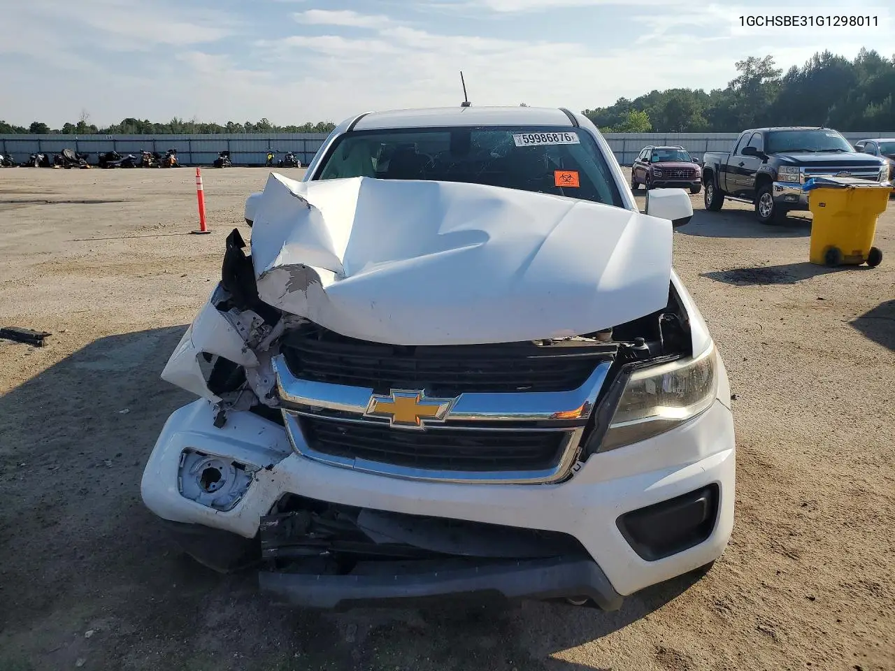 2016 Chevrolet Colorado VIN: 1GCHSBE31G1298011 Lot: 59986876