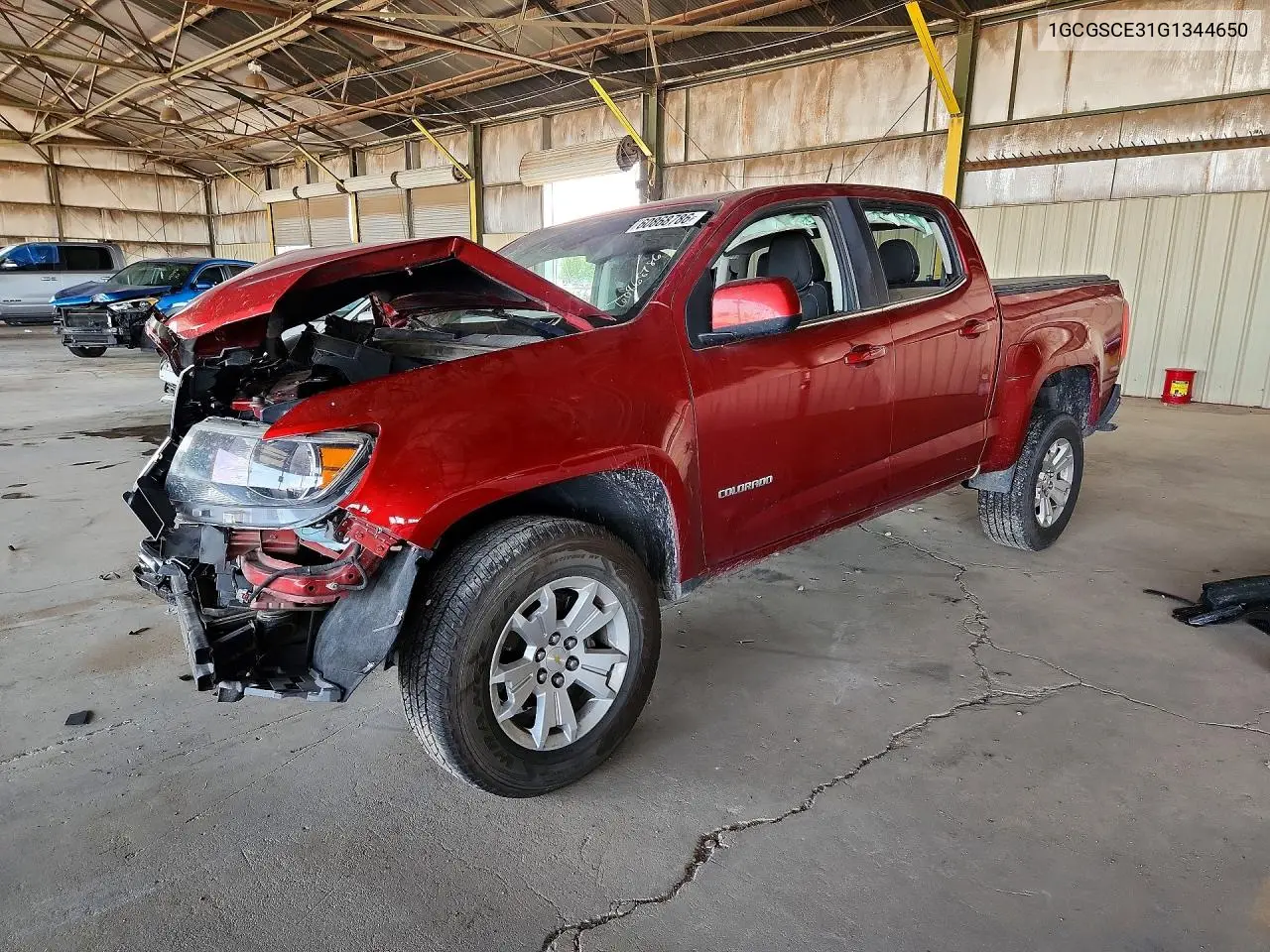 2016 Chevrolet Colorado Lt VIN: 1GCGSCE31G1344650 Lot: 60868786