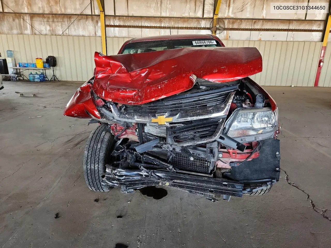 2016 Chevrolet Colorado Lt VIN: 1GCGSCE31G1344650 Lot: 60868786
