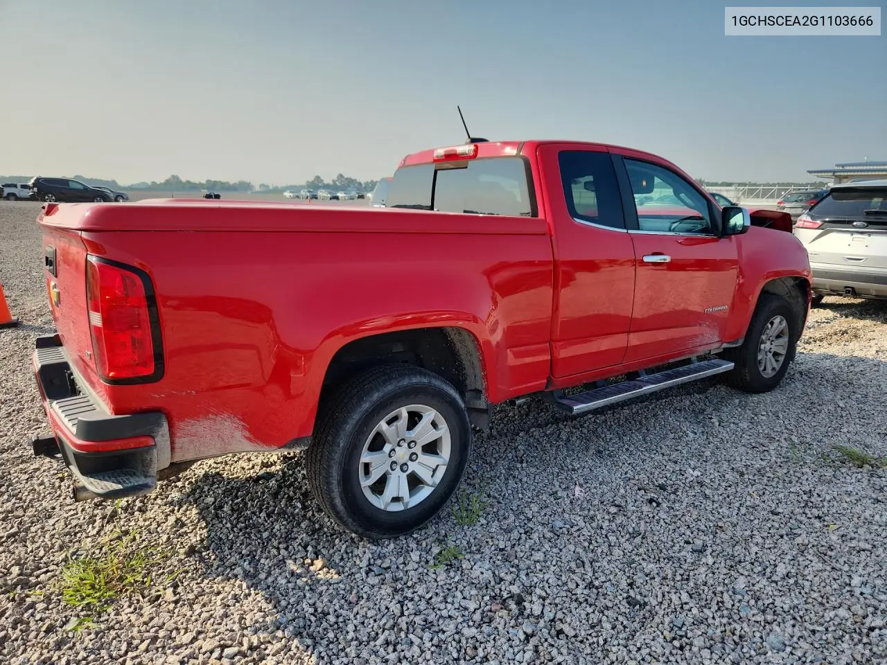 2016 Chevrolet Colorado Lt VIN: 1GCHSCEA2G1103666 Lot: 61192756