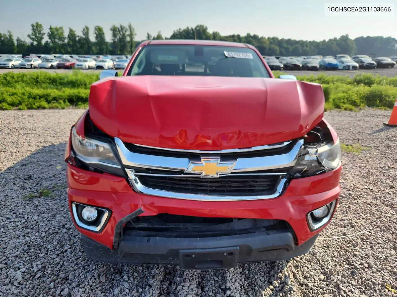 2016 Chevrolet Colorado Lt VIN: 1GCHSCEA2G1103666 Lot: 61192756