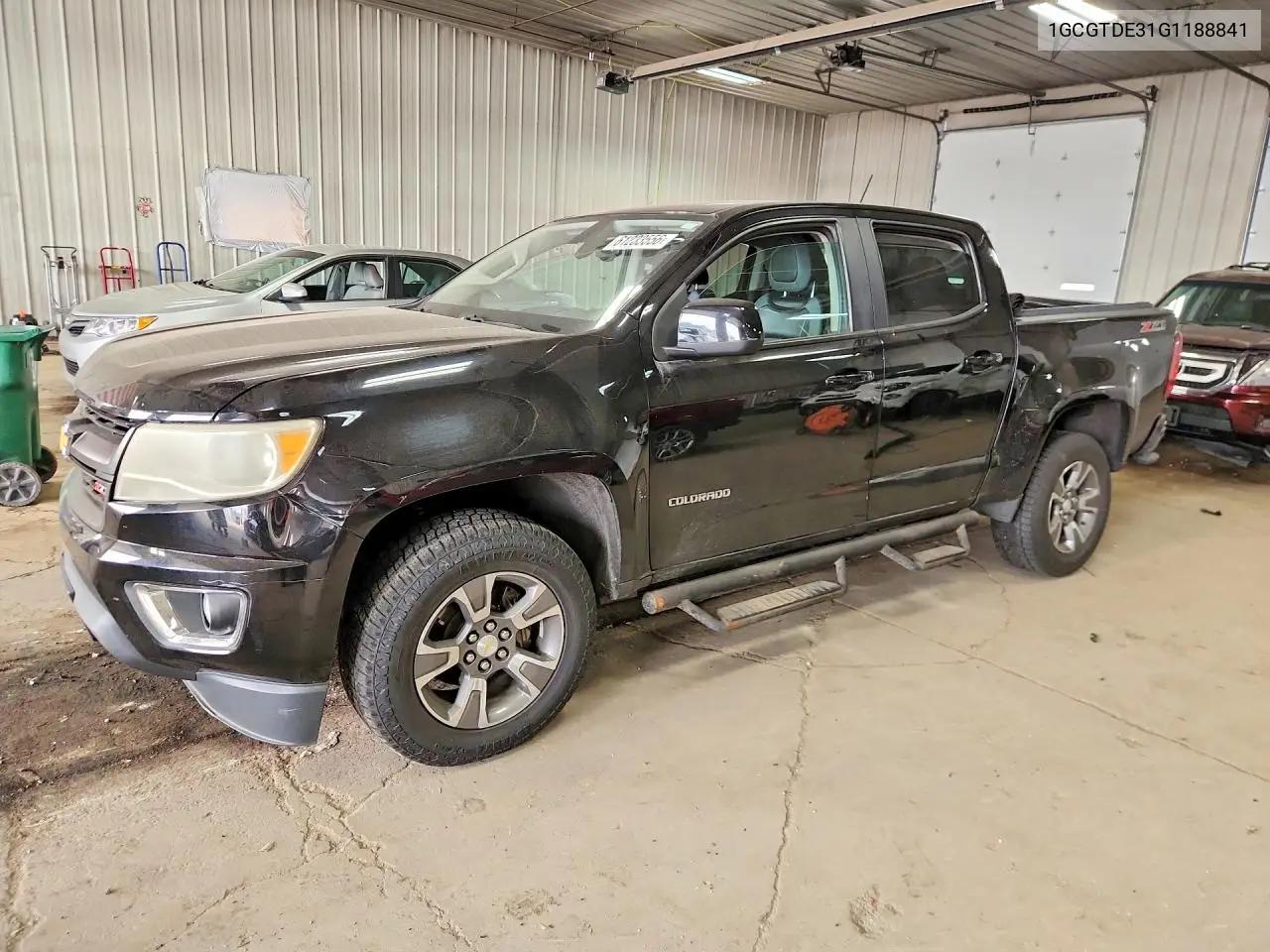 2016 Chevrolet Colorado Z71 VIN: 1GCGTDE31G1188841 Lot: 61233556