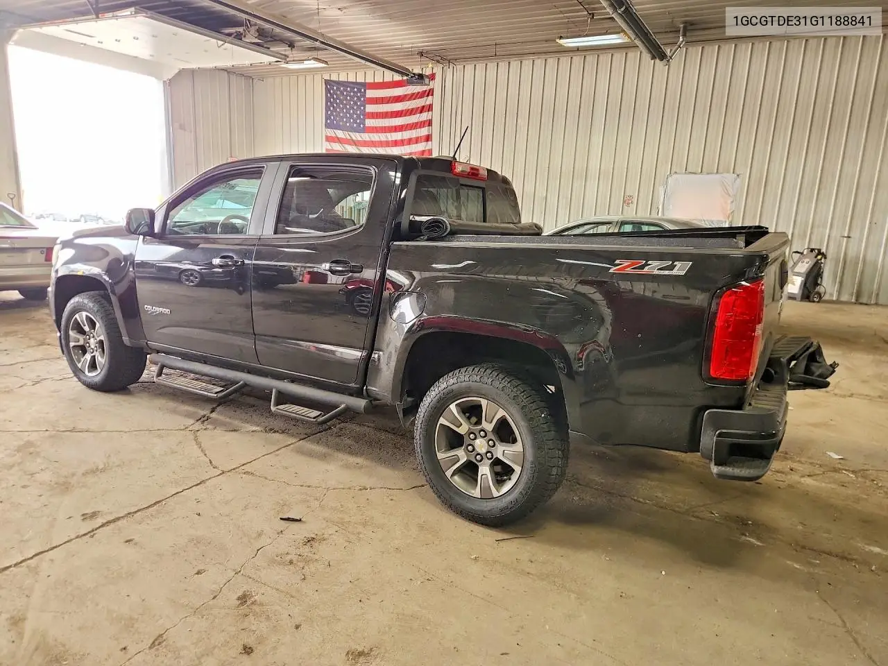 2016 Chevrolet Colorado Z71 VIN: 1GCGTDE31G1188841 Lot: 61233556