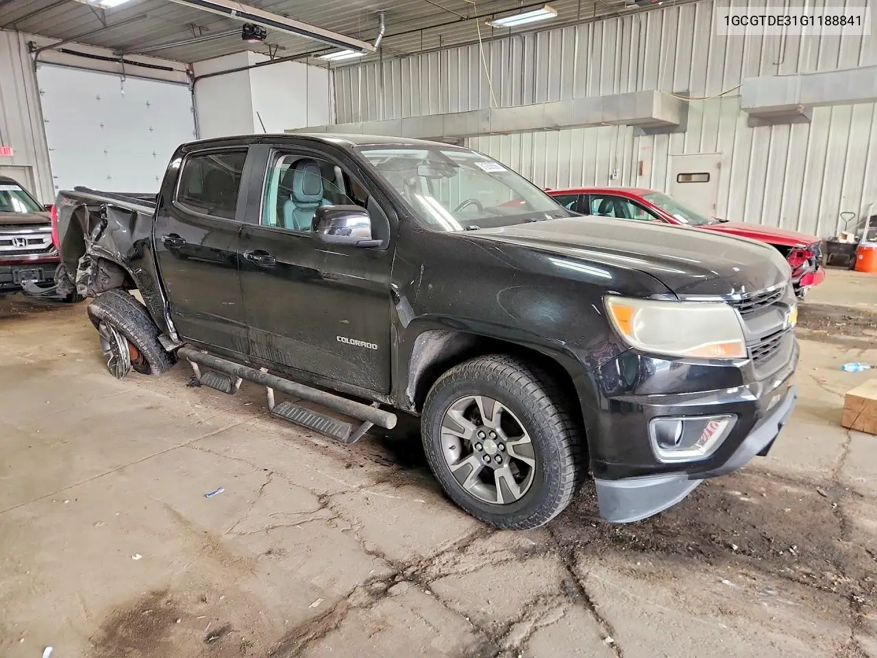 2016 Chevrolet Colorado Z71 VIN: 1GCGTDE31G1188841 Lot: 61233556
