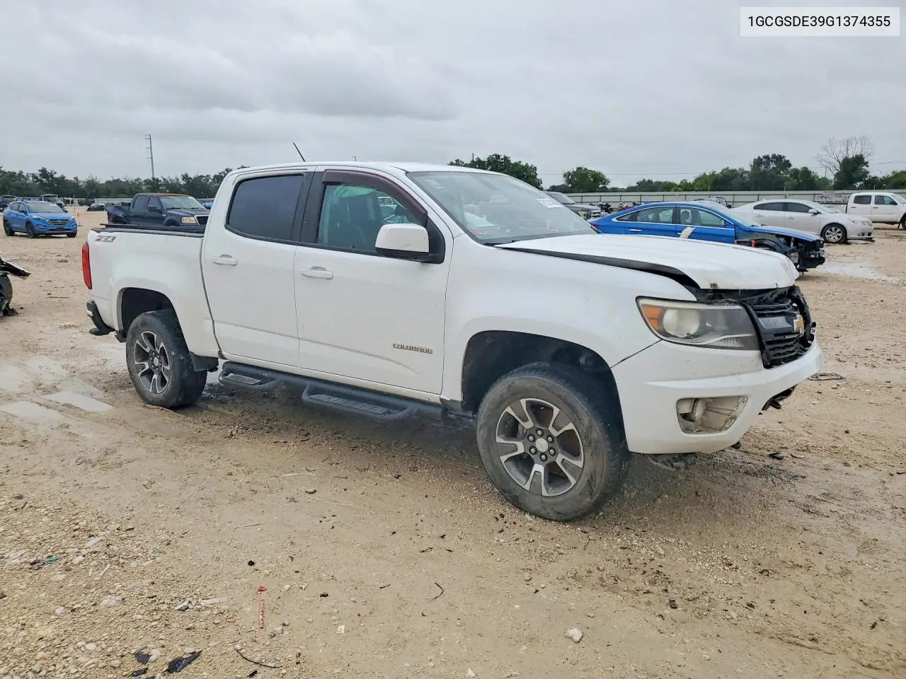 2016 Chevrolet Colorado Z71 VIN: 1GCGSDE39G1374355 Lot: 61314086